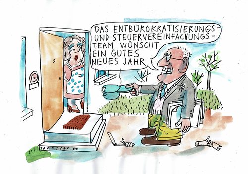 Cartoon: Silvester (medium) by Jan Tomaschoff tagged neujahr,verstprechen,vorsätze,neujahr,verstprechen,vorsätze