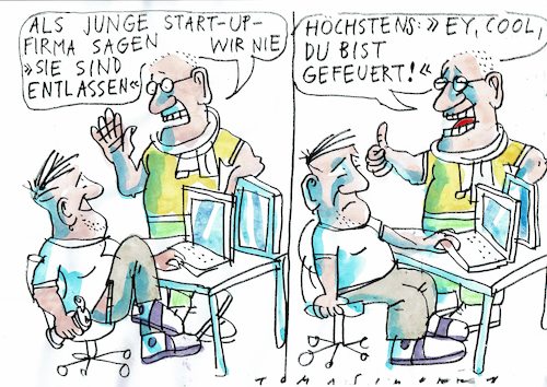Cartoon: start up (medium) by Jan Tomaschoff tagged arbeitswelt,nreusprech,arbeitswelt,nreusprech