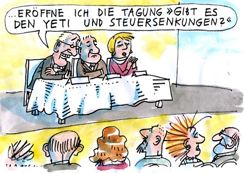 Cartoon: Steuersenkungen (medium) by Jan Tomaschoff tagged steuersenkungen,steuersenkungen,steuer
