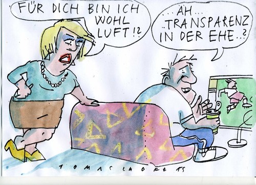 Cartoon: Transparenz (medium) by Jan Tomaschoff tagged ehe,beziehung,ehe,beziehung