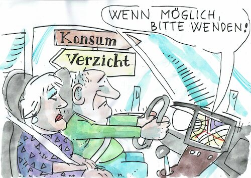 Cartoon: Verzicht (medium) by Jan Tomaschoff tagged wirtschaft,krieg,inflation,konsum,wirtschaft,krieg,inflation,konsum