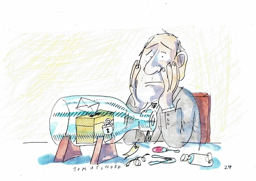 Cartoon: Wahlen (medium) by Jan Tomaschoff tagged wahlen,demokratie,bequemlichkeit,wahlen,demokratie,bequemlichkeit