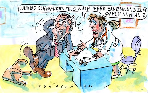 Cartoon: Wahlmann (medium) by Jan Tomaschoff tagged wahl,wahlen,wahlmann,schwindel,wahl,wahlen,wahlmann,schwindel