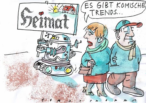 Cartoon: Wertkonservativ (medium) by Jan Tomaschoff tagged retro,konservativ,sentimentalität,retro,konservativ,sentimentalität