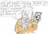 Cartoon: Angst (small) by Jan Tomaschoff tagged ärzte,kontakt,angst