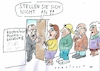 Cartoon: Anstellen (small) by Jan Tomaschoff tagged psychotherapie,krankheit,wartezeit,schlange