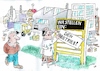 Cartoon: Betriebsschließung (small) by Jan Tomaschoff tagged wirtschaft,flaute,krise