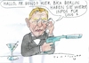 Cartoon: Bond (small) by Jan Tomaschoff tagged nachrichtendienste,bka,terror