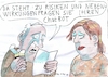 Cartoon: Bot (small) by Jan Tomaschoff tagged ki,gesundheit,arzt,kontakt,nähe