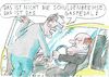 Cartoon: Btremse (small) by Jan Tomaschoff tagged scholz,schulden,haushalt