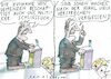 Cartoon: Demenz (small) by Jan Tomaschoff tagged wahlverprechen