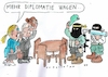 Cartoon: Diplomatie (small) by Jan Tomaschoff tagged terror,kriege,autokraten,nahost,israel,hamas,ukraine