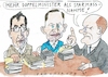 Cartoon: Doppelminister (small) by Jan Tomaschoff tagged ampal,minister,sparmassnahmen,özdemir,wissing,scholz