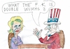 Cartoon: Doppelwumms (small) by Jan Tomaschoff tagged subventionen,eu,usa,handel