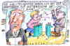 Cartoon: Duell (small) by Jan Tomaschoff tagged duell tv merkel steinmeier waffen wahlen spd cdu
