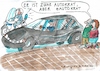 Cartoon: eAuto (small) by Jan Tomaschoff tagged autokratie,demokratie,auto,eauto