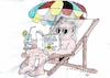 Cartoon: entspannen (small) by Jan Tomaschoff tagged stress,leistung,entspannung,urlaub