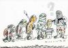 Cartoon: Evolution (small) by Jan Tomaschoff tagged evolution,terror