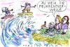 Cartoon: Frührentnerwelle (small) by Jan Tomaschoff tagged demographie,rentenhöhe