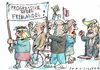 Cartoon: Gegen TTIP (small) by Jan Tomaschoff tagged freihandel,isolationismus