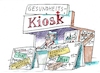 Cartoon: Gesundheitskiosk (small) by Jan Tomaschoff tagged gseundheit,kiosk