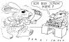 Cartoon: Hase und Igel (small) by Jan Tomaschoff tagged wirtschaftskrise,insolvenzen,staatsbürgschaften,pleiten,opel
