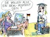 Cartoon: Idealmigrant (small) by Jan Tomaschoff tagged migration,asyl,fachkräfte