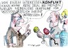 Cartoon: Interessenkonflikt (small) by Jan Tomaschoff tagged politiker,nebenjobs