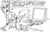 Cartoon: Internet (small) by Jan Tomaschoff tagged internet,surfen,tv,fernsehen,medien,kinder,bildung,pisa