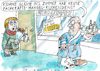 Cartoon: Klinik (small) by Jan Tomaschoff tagged krankenhaus,fachkräftemangel