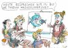 Cartoon: Konsolidierung (small) by Jan Tomaschoff tagged markt,konkurrenz,monopol