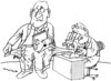 Cartoon: Leer (small) by Jan Tomaschoff tagged finanzen,geld,leer,taschen,lupe,mikroskop,pleite