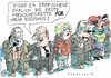 Cartoon: Menschenkette (small) by Jan Tomaschoff tagged gutmenschen,ideale