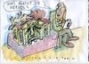 Cartoon: nervöse Börse (small) by Jan Tomaschoff tagged aktien,finanzkrise,börse