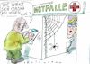Cartoon: Notfälle (small) by Jan Tomaschoff tagged corona,krankheiten,verschiebung