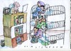 Cartoon: Personalstärke (small) by Jan Tomaschoff tagged migration,bürokratie,asyl
