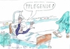 Cartoon: Pflege (small) by Jan Tomaschoff tagged gesundheit,pflege,gendern