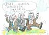 Cartoon: präsidial (small) by Jan Tomaschoff tagged präsidialdemokratie,autokratie,rechtsstaat