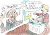 Cartoon: Programm (small) by Jan Tomaschoff tagged cdu,spd,schulz,merkel