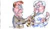 Cartoon: Protestpartei (small) by Jan Tomaschoff tagged spd,wahlen,müntefering,steinmeier,kanzlerkandidat