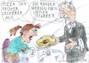 Cartoon: Ränder (small) by Jan Tomaschoff tagged ränder,spaltung,gesellschaft