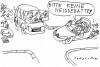 Cartoon: Rechts vor Links (small) by Jan Tomaschoff tagged auto,gehälter,gesellschaft,einkommen,neid,verkehr