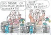 Cartoon: resilient (small) by Jan Tomaschoff tagged bürokratie,wirtschaft