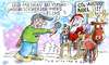 Cartoon: Schadstoffemissionen (small) by Jan Tomaschoff tagged weihnachten,co2,klimawandel