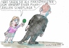 Cartoon: schief (small) by Jan Tomaschoff tagged klingbeil,finanzen,staatsschulden