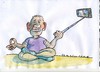 Cartoon: Selfie (small) by Jan Tomaschoff tagged narzissmus,selfie,glückssuche