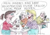 Cartoon: social media (small) by Jan Tomaschoff tagged internet,soziale,medien,kinder