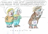 Cartoon: Sonderzärtlichkeit (small) by Jan Tomaschoff tagged staatsschulden,sondervermögen,gewalt