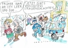 Cartoon: Strassenschlacht (small) by Jan Tomaschoff tagged clans,strassenschlacht,polizei,city