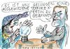Cartoon: Terrorexpertin (small) by Jan Tomaschoff tagged terror,angst